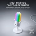 thumbnail image 3 of Micrófono USB Razer Seiren V3 Chroma RGB: Iluminación reactiva para streaming y juegos, micrófono de condensador con sensor táctil, limitador de ganancia digital y amortiguador. Compatible con PC, Dis, 3 of 5