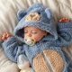 thumbnail image 3 of Muñeca Reborn BABESIDE Noah Boy de 45 cm con accesorios, 3 of 7