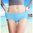 thumbnail image 6 of Women's Silicone Swimsuit Bottom 1pc Swim Trunk Fashion Chic Silicone Women Swimming Trunks Silicone Swim Trunks Black, 6 of 7