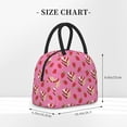 thumbnail image 2 of Yiaed Strawberry Cake Print Lunch Bag Adult Insulated Lunch Box, Leakproof Cooler Food Lunch Containers Reusable High Capacity Lunch Tote Bags-One Size, 2 of 6