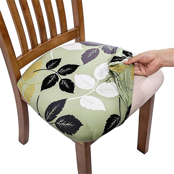LHWEN Christmas Chair Slipcovers Dining Room Chair Protector Elastic Stretch Home Decor Upholstered Chairs Bar Stools Patio Chairs Machine Washable Wrinkle 95% Polyester 5% Spandex