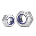 thumbnail image 1 of Tuercas De Seguridad Con Inserto De Nailon M10-1.5 Tuercas De Seguridad De Acero Inoxidable 304 (18-8) Con Inserto De Nailon 10 Piezas, 1 of 5