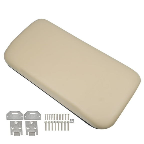 munirater Golf Cart Tan Front Seat Bottom W/Hardware lid For EZGO Medalist TXT 1994 -2013
