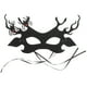 thumbnail image 5 of KAKOWELY Máscara de Halloween de araña negra con cuernos, máscara de media cara, máscara gótica para disfraz de Halloween, máscaras de ojos para cosplay para mujeres y niñas, 5 of 5
