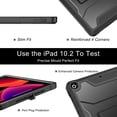 thumbnail image 7 of Soke Case for iPad 9th/8th/7th Generation 10.2-Inch (2021/2020/2019 Release), with Built-in Screen Protector and Kickstand, Rugged Full Body Protective Cover for Apple iPad 10.2 Inch - Black, 7 of 7