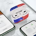thumbnail image 2 of V-Moro Airpods Pro case , Soft Silicone Flexible Skin American Print Keychain (American Flag), 2 of 6