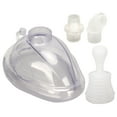 thumbnail image 1 of Cubierta Facial CPR, Silicona Fuerte Succión Suave Práctica Protección Facial De Reanimación Cardiopulmonar Para Situaciones De Emergencia, 1 of 8
