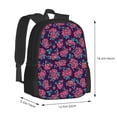 thumbnail image 2 of Balery Rose Flowers Backpack for Men and Women - Durable 600D Oxford Cloth -Large Capacity, Water-Resistant School, Travel, and Hiking Bag, 2 of 9