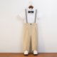 thumbnail image 2 of Odeerbi 6M-10Y Niños Niñas Traje Formal Pantalones Vestido Pantalones Uniformes Pantalones Color Sólido Lindo Casual Pantalones Uniformes Escolares, 2 of 5