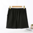 thumbnail image 2 of Taqqpue Cotton Shorts for Women 2025 Summer Casual Comfy Elastic Waist Shorts Running Active Athletic Outfits with Pockets, 2 of 6