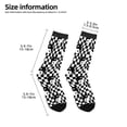thumbnail image 2 of Sigee Ying Yang Checkered for Premium Children's Socks Unisex School Kids Boys Girls,Soft and Comfy Kids' Socks, 2 of 5