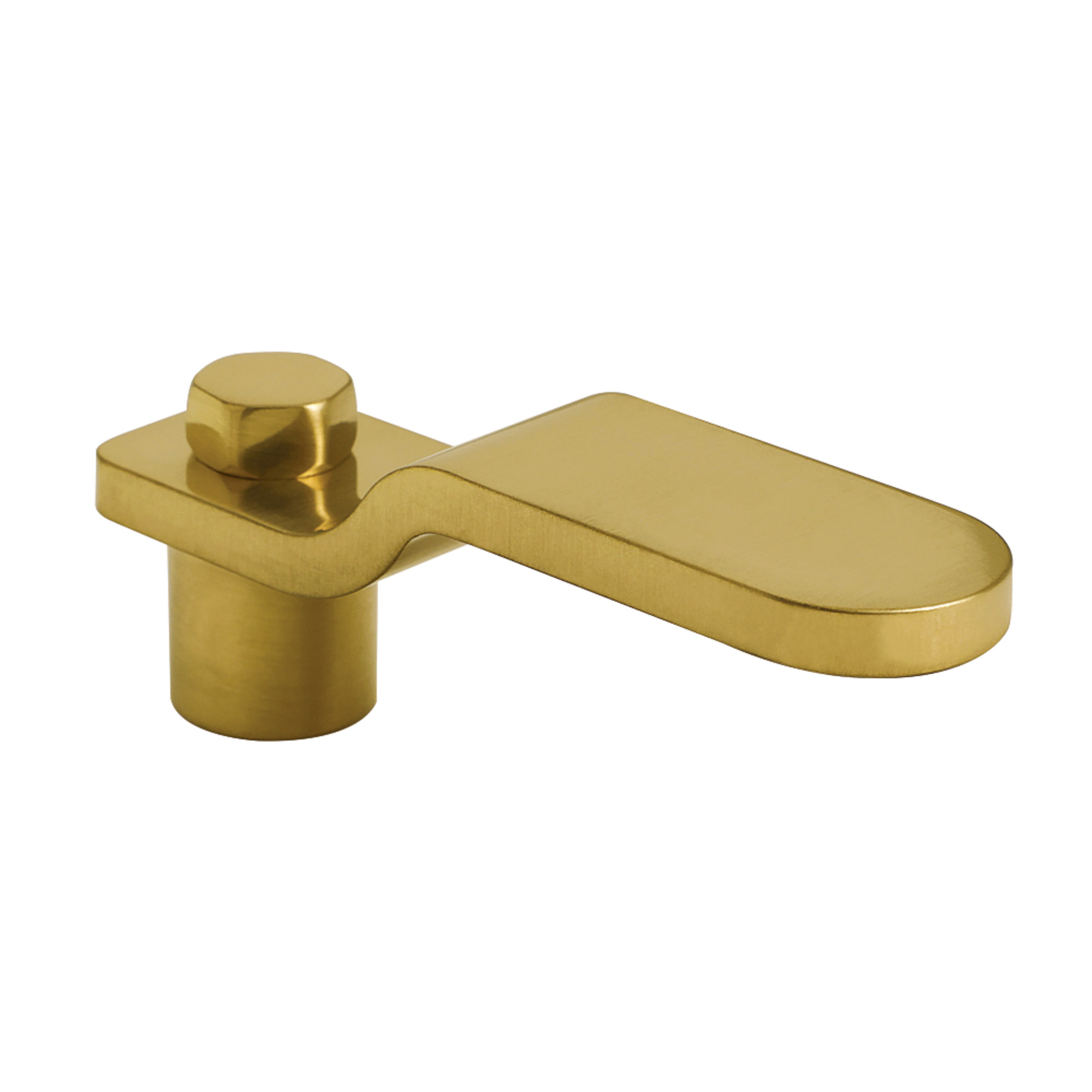 Kingston Brass KTILD7 Convergent Universal Front or Side Mount Toilet Tank Lever in Brushed Brass