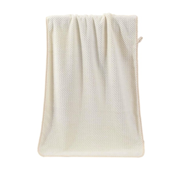 Toalla extragrande de 75 x 35 cm, suave y absorbente, ideal para secar el cuerpo. Toalla ligera, portátil y de secado rápido para el hogar, el baño, los viajes y el gimnasio.