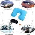 thumbnail image 6 of Windfall Inflatable Airplane Pillow, Neck Travel Pillows - Portable Head and Neck Support Pillows in Flight, Compact Travel Pillows for Airplanes, 3Pcs/Set - 1Pack U Pillow, with Ear Plugs, Eye Mask, 6 of 8