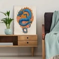 thumbnail image 5 of Floral Dog Portrait Canvas Painting Wall Art Home Decor for Living Room Bedroom Office Farmhouse Boutique, 5 of 8
