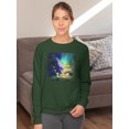thumbnail image 2 of Tiger And Tiny Dragon Sweatshirt Women -Rose Khan Designs, Female 5X-Large, 2 of 4
