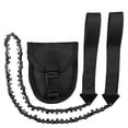 thumbnail image 1 of Sierra de mano portátil para supervivencia 24" - Ideal para camping y jardinería, corta madera, plástico y metales suaves. Incluye funda de almacenamiento., 1 of 6