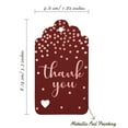 thumbnail image 5 of Inkdotpot Real Rose Gold Foil ThankYou Bridal Shower-Baby Shower-Retirement-Wedding-Birthday Tags Favor Hang Paper Tags 50 Pack, 5 of 6
