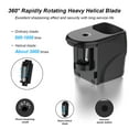 thumbnail image 7 of New Bee Electric Pencil Sharpener for No.2/ (6-8mm) Pencils, Auto Stop Heavy-Duty Helical Blade Sharpener, 7 of 7