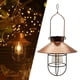 thumbnail image 4 of Lámpara de farol solar vintage decorativa con varilla de hierro para colgar. Bronce, 4 of 9