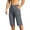 Mens Pants Gray, variant on Mens Cargo Pants Multi-Pockets Lightweight Elastic Waist Outdoor Casual Beach Trousers Dad Gifts M-4XL