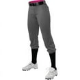 thumbnail image 2 of Alleson Athletic Women's Belted Speed Premium Fastpitch Pants - White, XS, 2 of 3