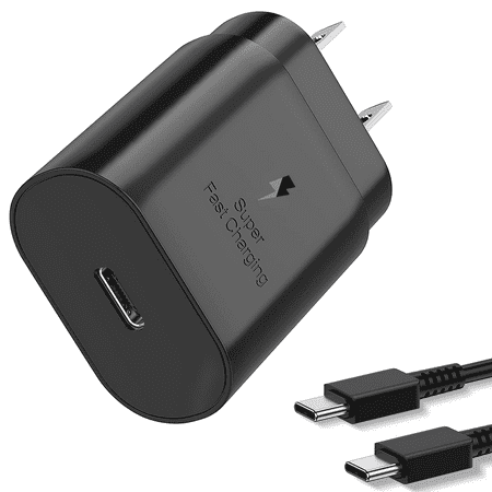 SUPTREE Type C Charger Block with USB C Charger Cable Compatible with Samsung Galaxy S20 S20+ Plus S20 Ultra S21 S21+ Ultra Note10 Note20