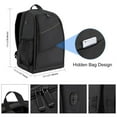 thumbnail image 7 of Camera Backpack Travel Camera Bag Large Capacity Camera Case With Laptop Compartment Tripod Holder Rain Cover For Women Men Photographer, 7 of 7
