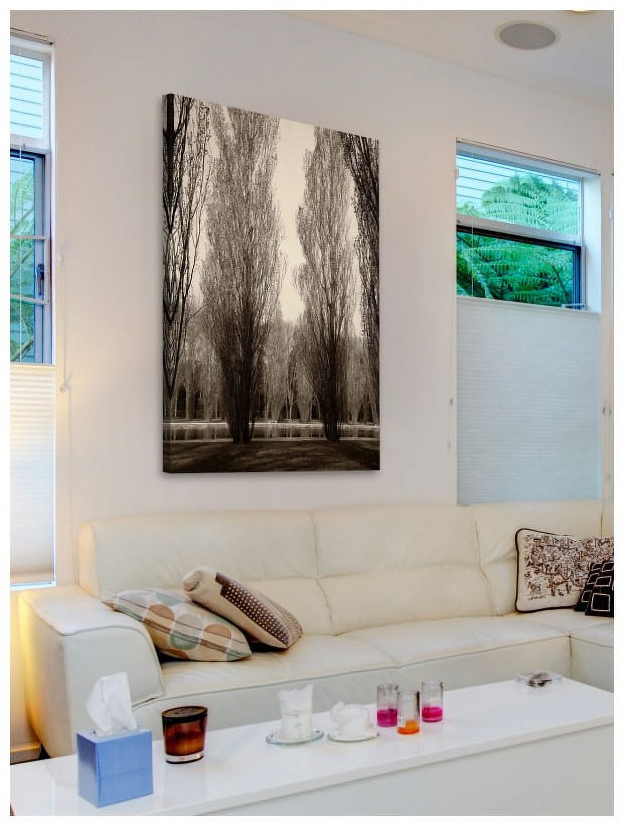 "Tree Pair" Painting Print on Wrapped Canvas