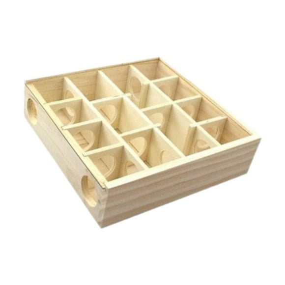 Bunblic Maze Tunnel Toy s Sand Box Exploration Multi Chamber Hide Hamster House Playing Hideaway Hut Interactive Playground
