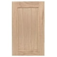 thumbnail image 2 of 14.5W x 29H Unfinished Oak Kitchen Cabinet Door Replacement, Shaker Style, 2 of 7