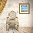thumbnail image 3 of Nan 12x12 Gold Ornate Wood Framed with Double Matting Museum Art Print Titled - Washy Coast II, 3 of 4