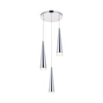 thumbnail image 4 of Fantasia 3 light Chrome LED Pendant, 4 of 5