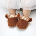 thumbnail image 3 of Actoyo Toddler Newborn Baby Boy Girl Crawling Shoes Lamb Slippers Prewalker First Walker Trainers Winter Animal Ears Booties, 3 of 10