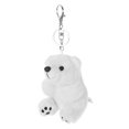 thumbnail image 3 of Masteelf  Polar Bear Keychain Cuddly Bag Charm Kids Soft Baby Travel White, 3 of 7