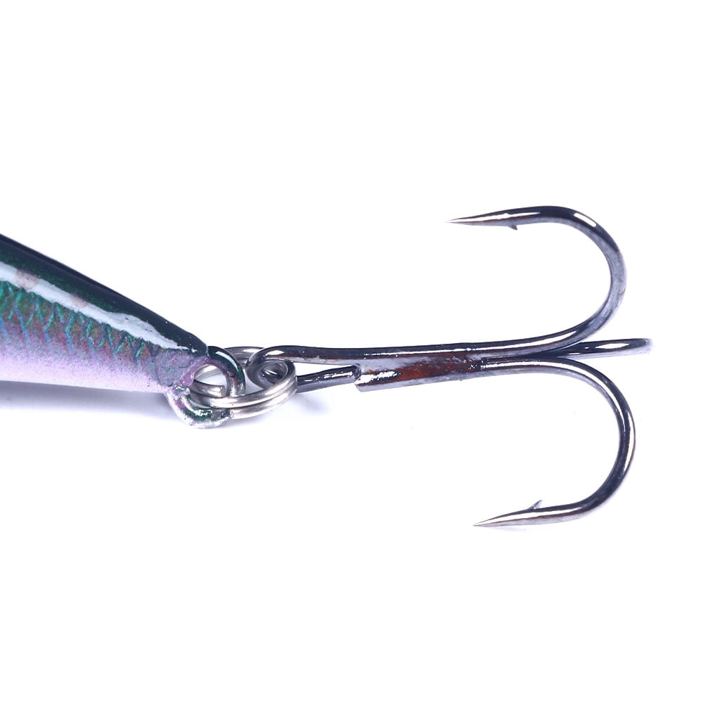 HENGJIA Fishing Lures Large Hard Bait Minnow VIB Lure with Treble Hook Life-Like Swimbait Fishing Bait Popper Crankbait Sinking Lure for Trout Bass Walleye Redfish