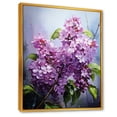 thumbnail image 2 of Designart "Graceful Organic Flow Of Lilacs III" Lilacs Floater Framed Canvas Art Print, 2 of 5
