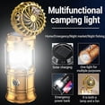 thumbnail image 6 of 2-in-1 Solar Light and Fan (Gold), Rechargeable Lantern with Phone Charger, Portable Power for Hurricane Emergency Camping Power Outage, Multi-Functional, 6 of 8