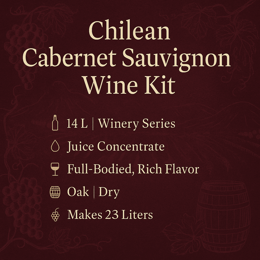 Winexpert Chilean Cabernet Sauvignon Wine Kit - 14L Winery Series