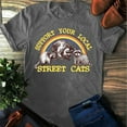 thumbnail image 2 of Womens Fashion Racoon Vintage Shirt Graphic Tee Short Sleeve Funny T-Shirts, 2 of 9
