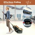 thumbnail image 3 of Infans Lightweight Baby Stroller Aluminium Frame w/ Net for Travel Beige, 3 of 6