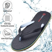 Alpine Swiss Mens Flip Flops | Ultra-light Thin EVA foam Sandals for Beach Pool Everyday Wear | Simple Flexible Flip Flops for Men