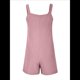 thumbnail image 4 of Cortos de Verano A para Mujer, Casuales Sin Mangas con Bolsillos Rosa XXXL, 4 of 8