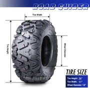 One ATV UTV Tires 26x11-14 26x11x14 6PR Mud
