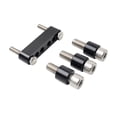 thumbnail image 2 of 3/4" Driver Floorboard Foot Board Extension Spacer Set For Harley Touring 92-08, 2 of 4