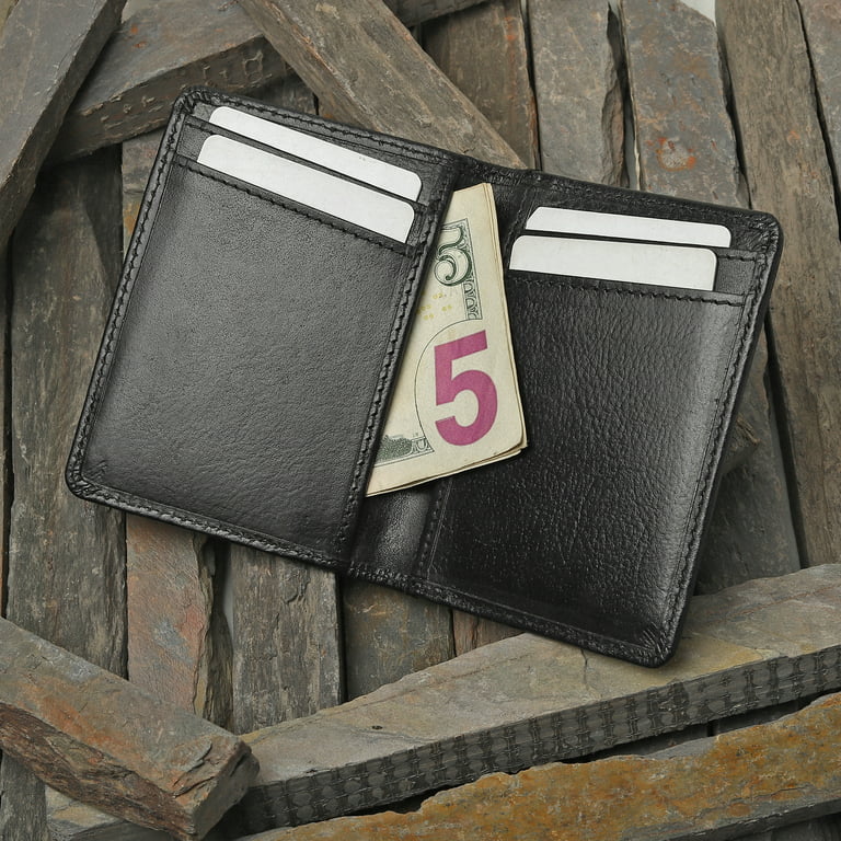 RFID Wallet 6 Slot Bifold Card Holder - RFID Blocking Wallets for Men