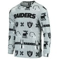 thumbnail image 2 of Men's Las Vegas Raiders NFL Wordmark Ugly Pajama Set, 2 of 3