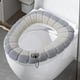 thumbnail image 4 of Asiento de inodoro para decoración del hogar, grueso y con asa, para invierno, lavable, de punto, para baño, 4 of 4