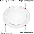thumbnail image 3 of Microwave Oven Glass Plate Microwave Glass Turntable Plate Replacement Flat Base Glass Tray 24.5Cm/9.6 Inches (Flat Bottom), 3 of 5