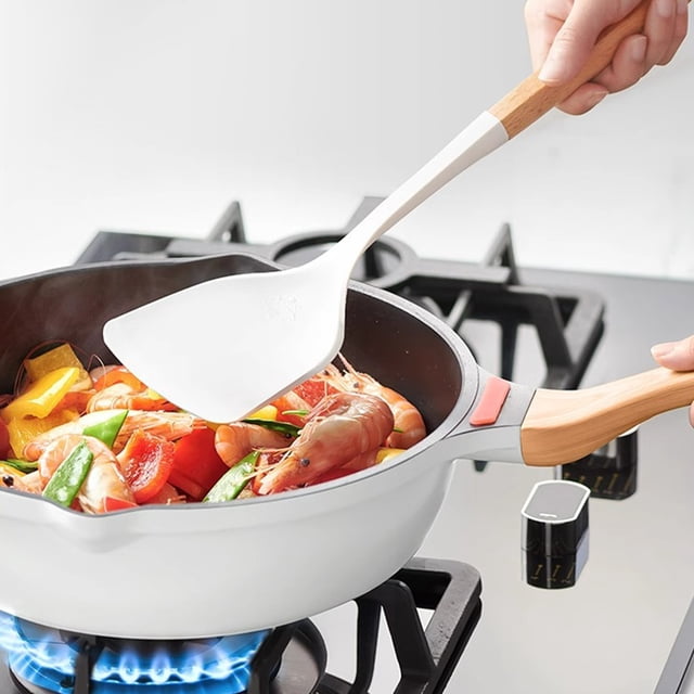TIMIFIS Kitchen Gadgets Silicone Spatula Spatula Non-Stick Pan Spatula Household High Temperature Frying Spatula Food Grade Kitchenware Kitchen & Dining